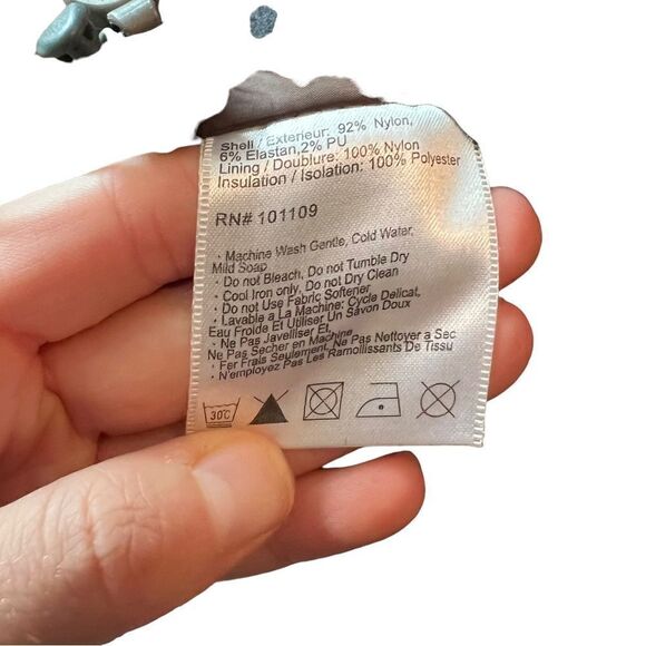 Cloudveil green zip up coat.‎ Size x small - Picture 10 of 11